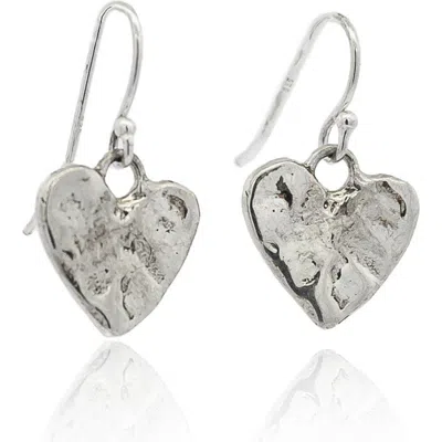 Dea Dia Eros Heart Earrings In Silver