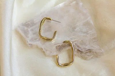 Dea Dia Golden Rectangle Hoops