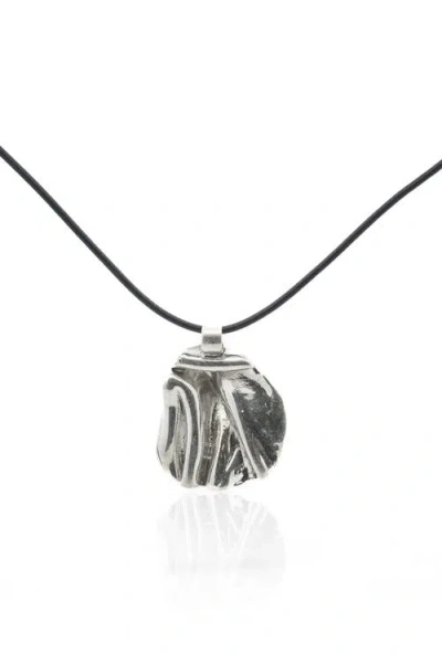 Dea Dia Panamint Silver Folded Pendant Necklace