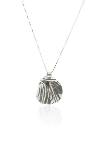 Dea Dia Panamint Silver Folded Pendant Necklace