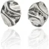Dea Dia Perdido Folded Stud Earrings In Silver