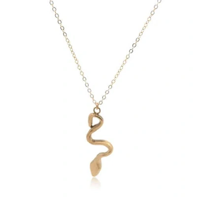 Dea Dia Serpentina Charm Necklace In Silver