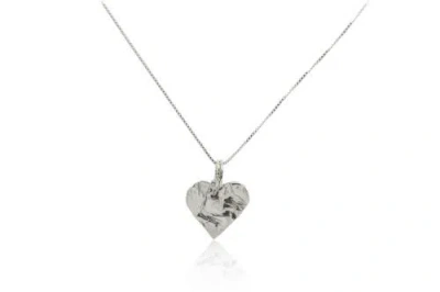 Dea Dia Silver Heart Rock Necklace