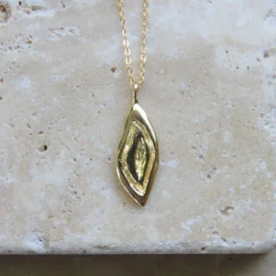 Dea Dia Yoni Talisman Necklace In Gold