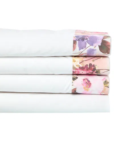 Dea Italian Linens 300 Thread Count 4pc King Sheet Set In White
