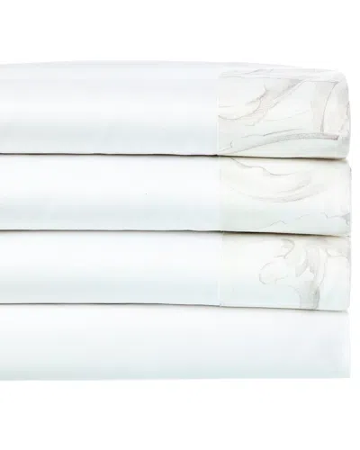 Dea Italian Linens 300 Thread Count 4pc King Sheet Set In White