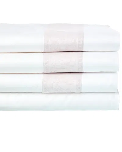 Dea Italian Linens 600 Thread Count 4pc King Sheet Set In White