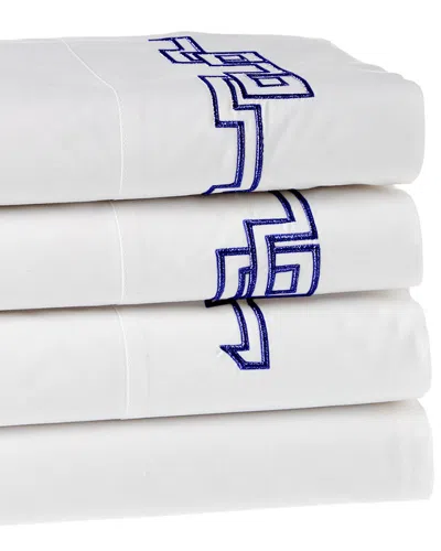 Dea Italian Linens Greek Embroidered Sheet Set