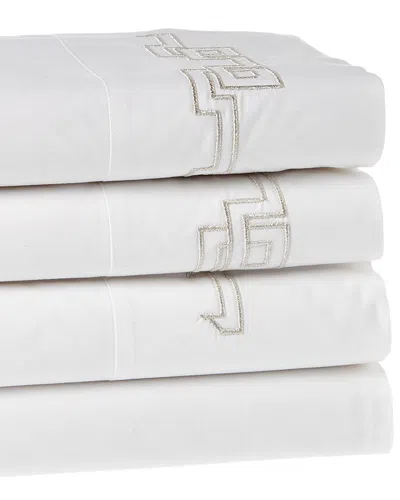 Dea Italian Linens Greek Embroidered Sheet Set