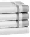 Dea Italian Linens Marta Double Insert Sheet Set, King