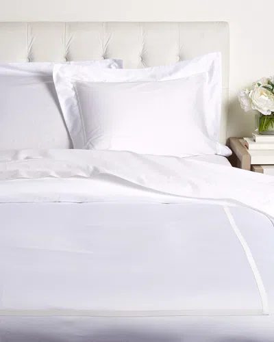 Dea Italian Linens Nora Duvet Set In White