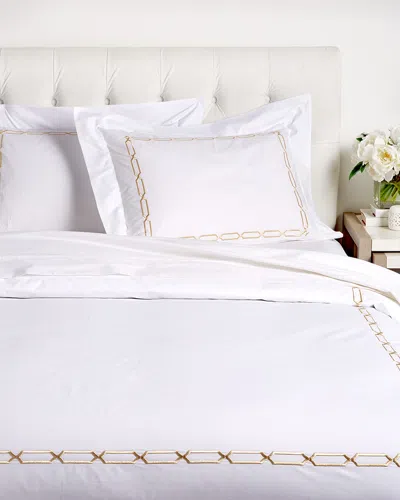Dea Italian Linens Prato Embroidered Duvet Set