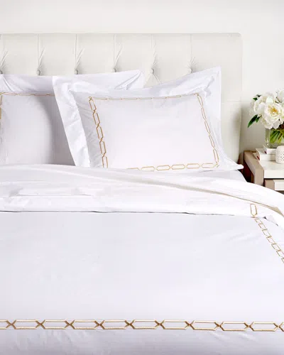 Dea Italian Linens Prato Embroidered Duvet Set