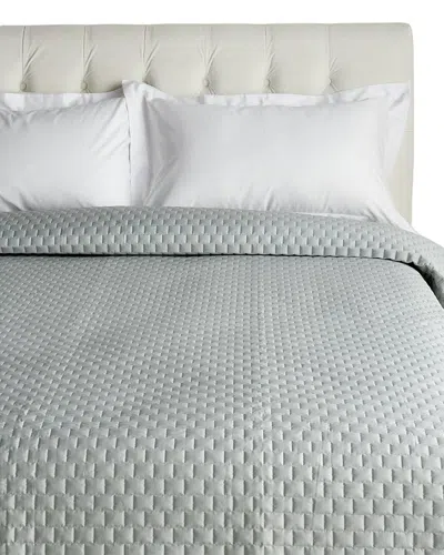 Dea Italian Linens Vienna Sateen Quilt In Gray