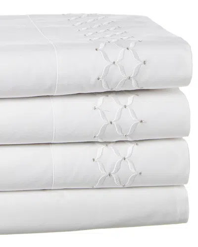 Dea Italian Linens Virgina Embroidered Sheet Set