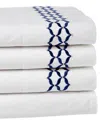 Dea Italian Linens Virgina Embroidered Sheet Set