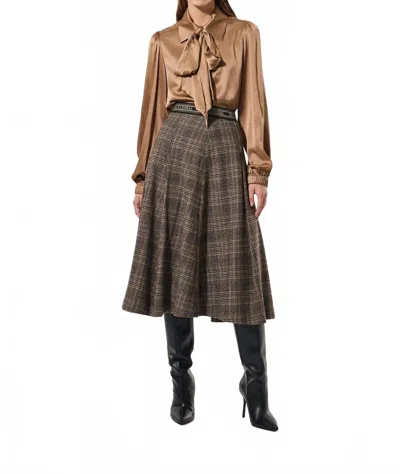 Dea Kudibal Atty Midi Skirt In Brown