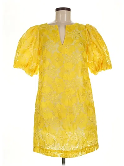 Pre-owned Dea Kudibal Cocktail Dress In Yellow