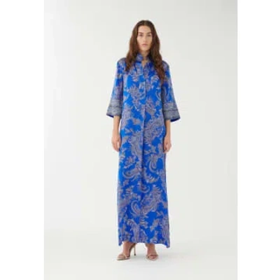 Dea Kudibal Helgadea Kimono Dress In Blue