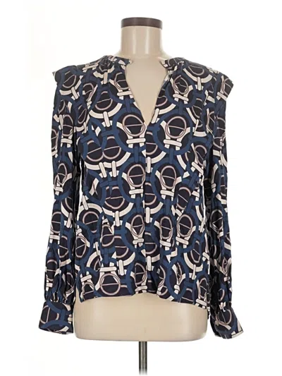 Pre-owned Dea Kudibal Long Sleeve Blouse In Blue