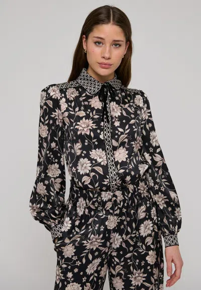Dea Kudibal Margitdea Silk Collard Shirt In Multi