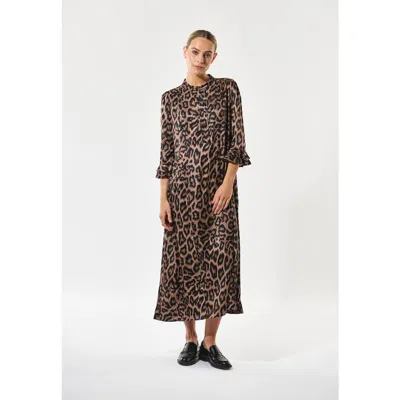 Dea Kudibal Rosannadea Leopard Print Midi Dress In Animal Print