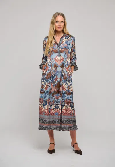 Dea Kudibal Rosannadea Silk Midi Tunic Dress In Multi