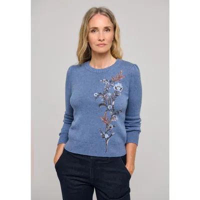 Dea Kudibal Silviasdea Embroidered Sweater In Blue