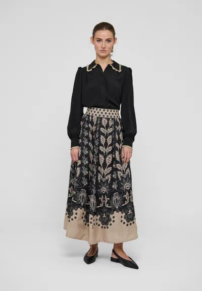 Dea Kudibal Umadea Silk Balloon Sleeve Blouse In Black