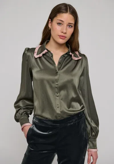 Dea Kudibal Umadea Silk Balloon Sleeve Blouse In Multi