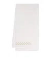 Dea Linen Embroidered Liri Table Runner In White