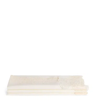 DEA LINEN LACE-TRIM ELITE TABLECLOTH