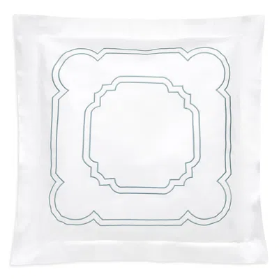 Dea Luxury Linens Artemide Embroidery Euro Sham In White