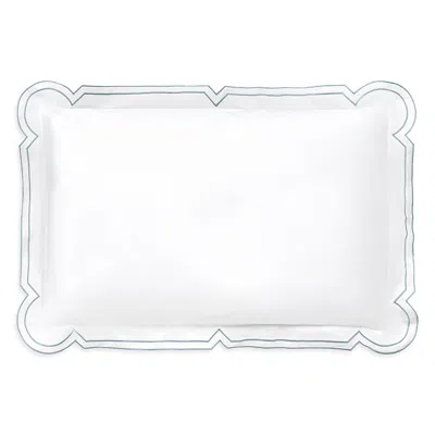 Dea Luxury Linens Artemide Embroidery Standard Sham In White