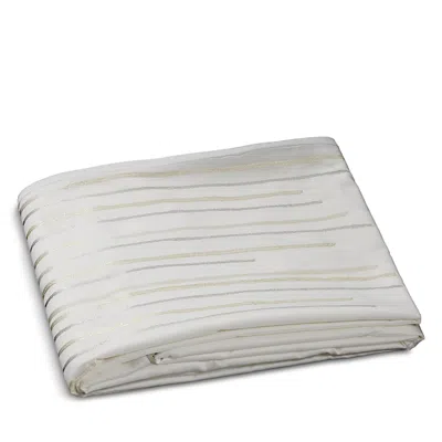 Dea Luxury Linens Ascanio Duvet Cover, Queen In Neutral
