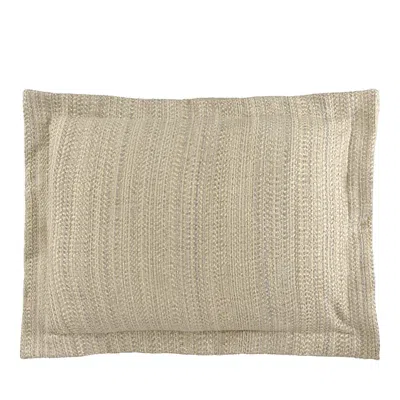 Dea Luxury Linens Dea Palm Beach Boucle Boudoir Sham In Pearl Grey