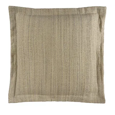 Dea Luxury Linens Dea Palm Beach Boucle Euro Sham In Pearl Grey