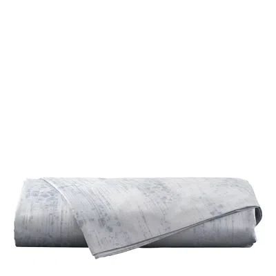 Dea Luxury Linens Dea Palm Beach Cascata Jacquard Duvet Cover, Queen In Ice Blue