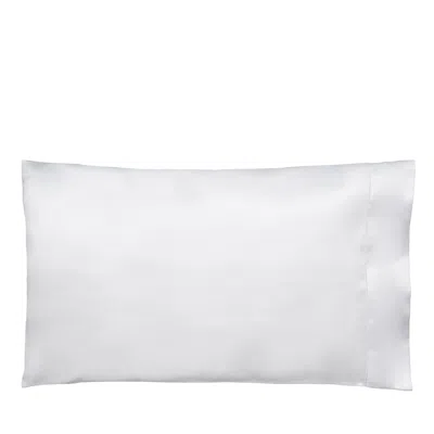 Dea Luxury Linens Dea Palm Beach Eleonora Sateen Pillowcase Pair, King In White