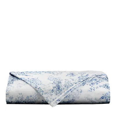 Dea Luxury Linens Dea Palm Beach Glicine Floral Print Duvet Cover, Queen In Blue