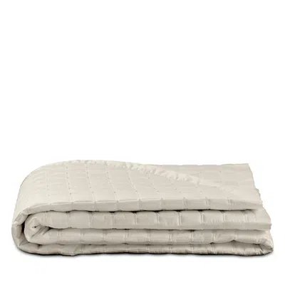 Dea Luxury Linens Dea Palm Beach Minerva Coverlet, King In Brown