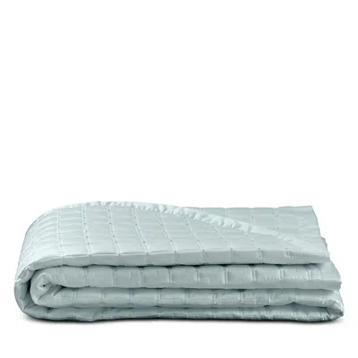 Dea Luxury Linens Dea Palm Beach Minerva Coverlet, King In Foggy Dew