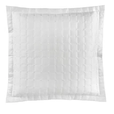 Dea Luxury Linens Dea Palm Beach Minerva Euro Sham In White