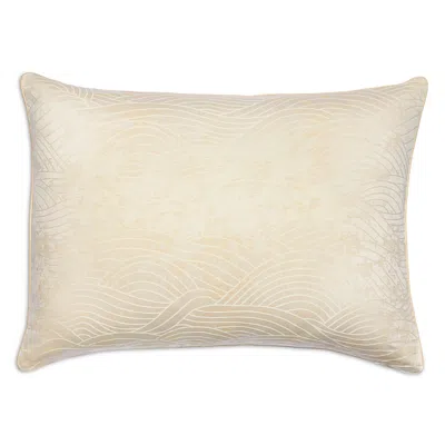 Dea Luxury Linens Dea Palm Beach Pelago Jacquard Standard Sham In Ivory