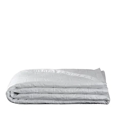 Dea Luxury Linens Dea Palm Beach Tc Chaine Quilted Coverlet, Queen