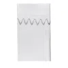 Dea Luxury Linens Dea Palm Beach Tc Pelago Embroidery Flat Sheet, King In White/ice