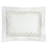 Dea Luxury Linens Dea Palm Beach Tc Pelago Embroidery King Sham