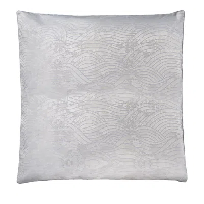 Dea Luxury Linens Dea Palm Beach Tc Pelago Jacquard Euro Sham In Iceblue