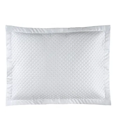 Dea Luxury Linens Dea Palm Beach Vicky Quilted Sateen King Sham In Gray
