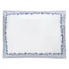 Dea Luxury Linens Incanto Embroidery Standard Sham In Blue